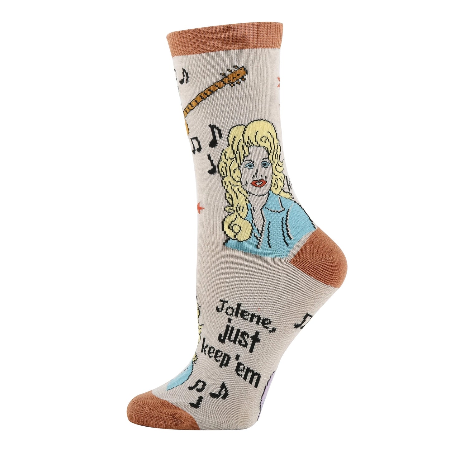 Oooh Yeah Socks - Just Keep 'em | Women's Jolene Funny Crew Socks
