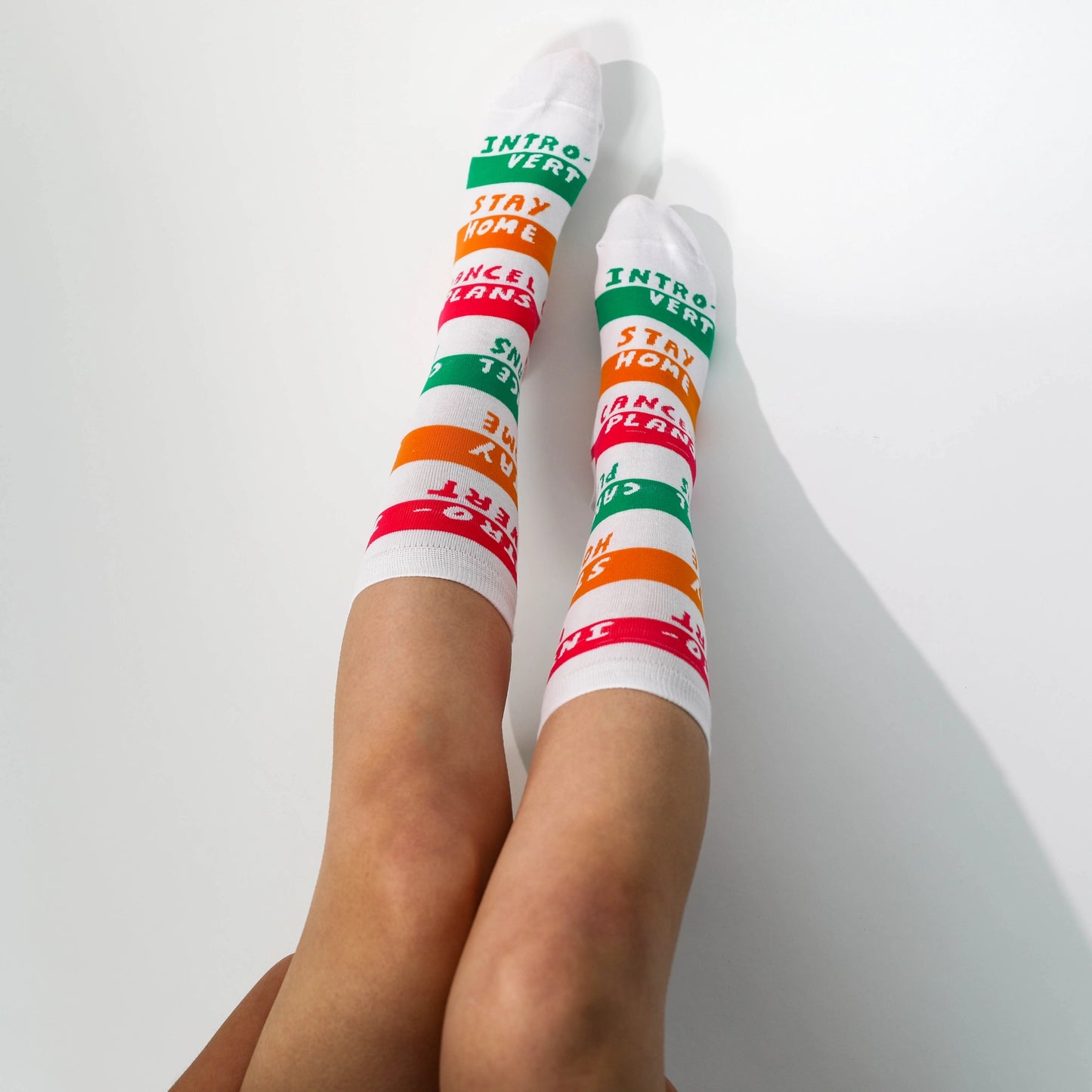 Yellow Owl Workshop - Introvert Socks - Women's Crew Socks