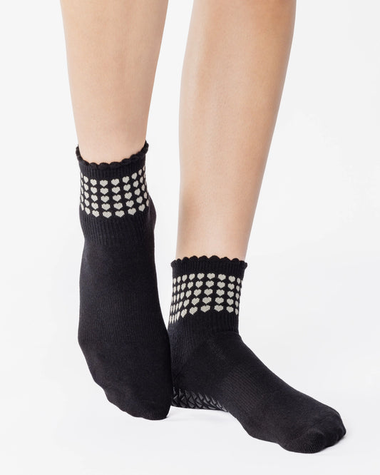 Pointe Studio -  Women's Sweetheart Ankle Grip Sock