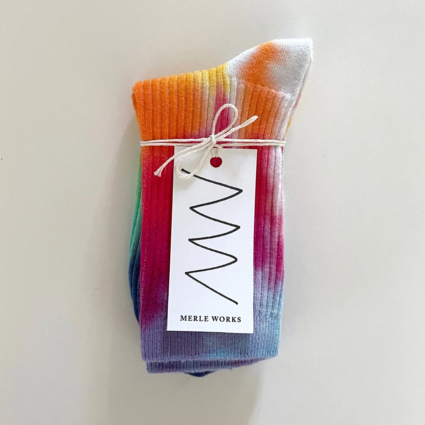 Merle Works - Rainbow Hand-Dyed Dressy Socks