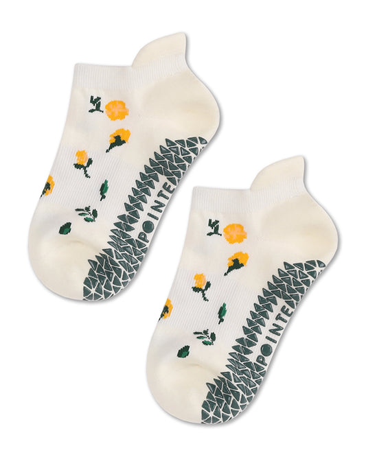 Pointe Studio - Women's Betsy Full Foot Grip Sock Yellow