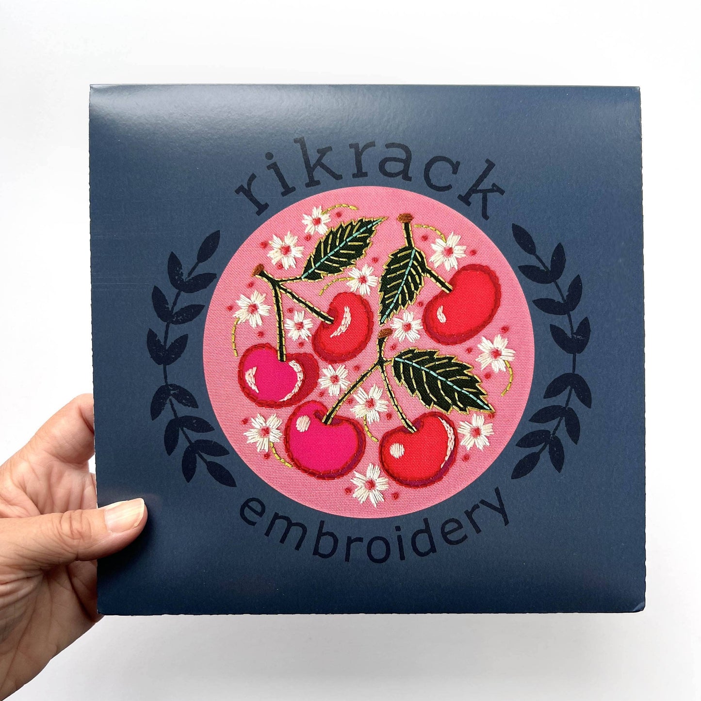 Rikrack Cherries Embroidery Kit