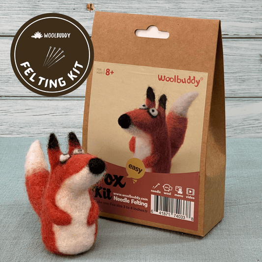 Woolbuddy DIY Needle Felting Kit – Fox