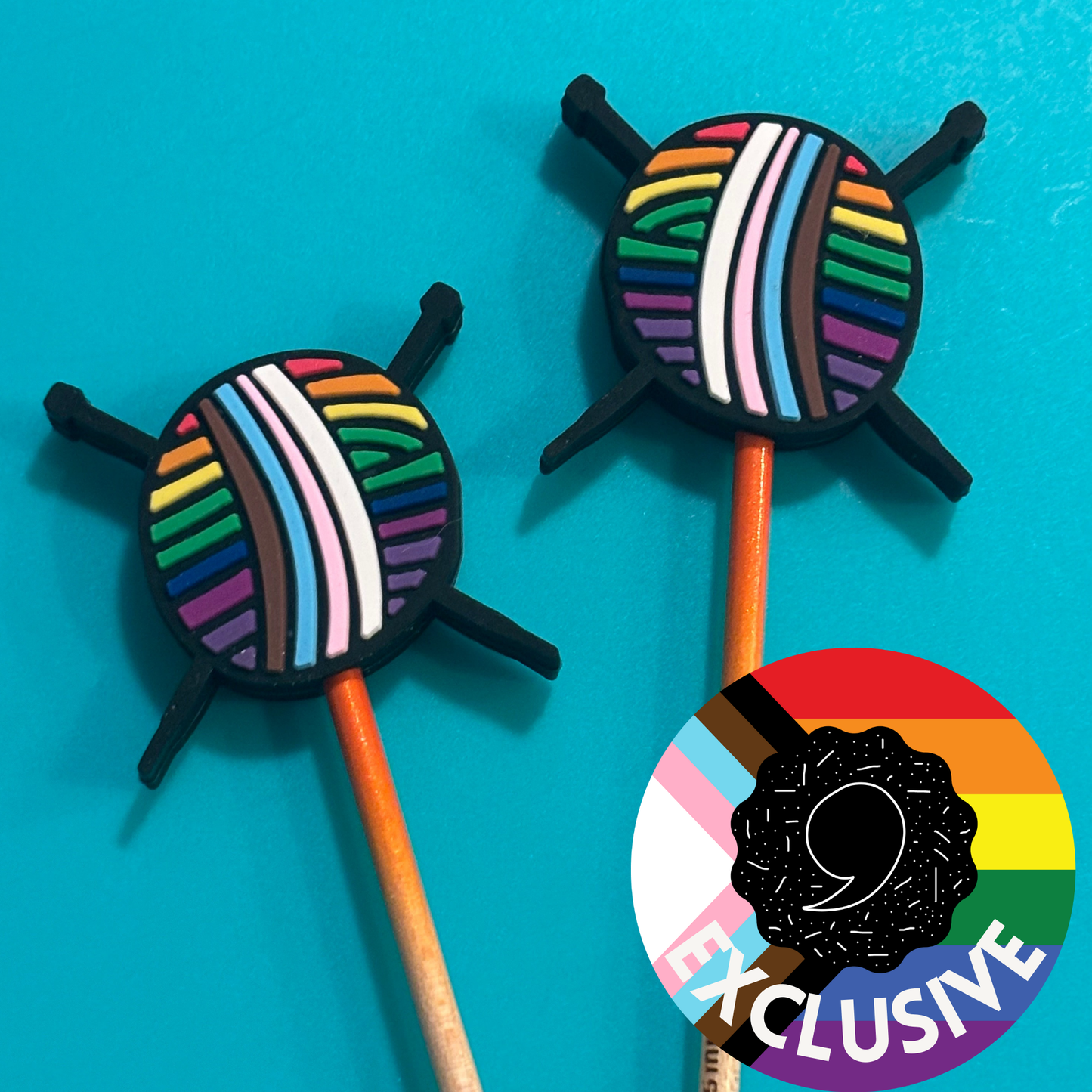 Pride Yarn Knitting Needle Point Protectors