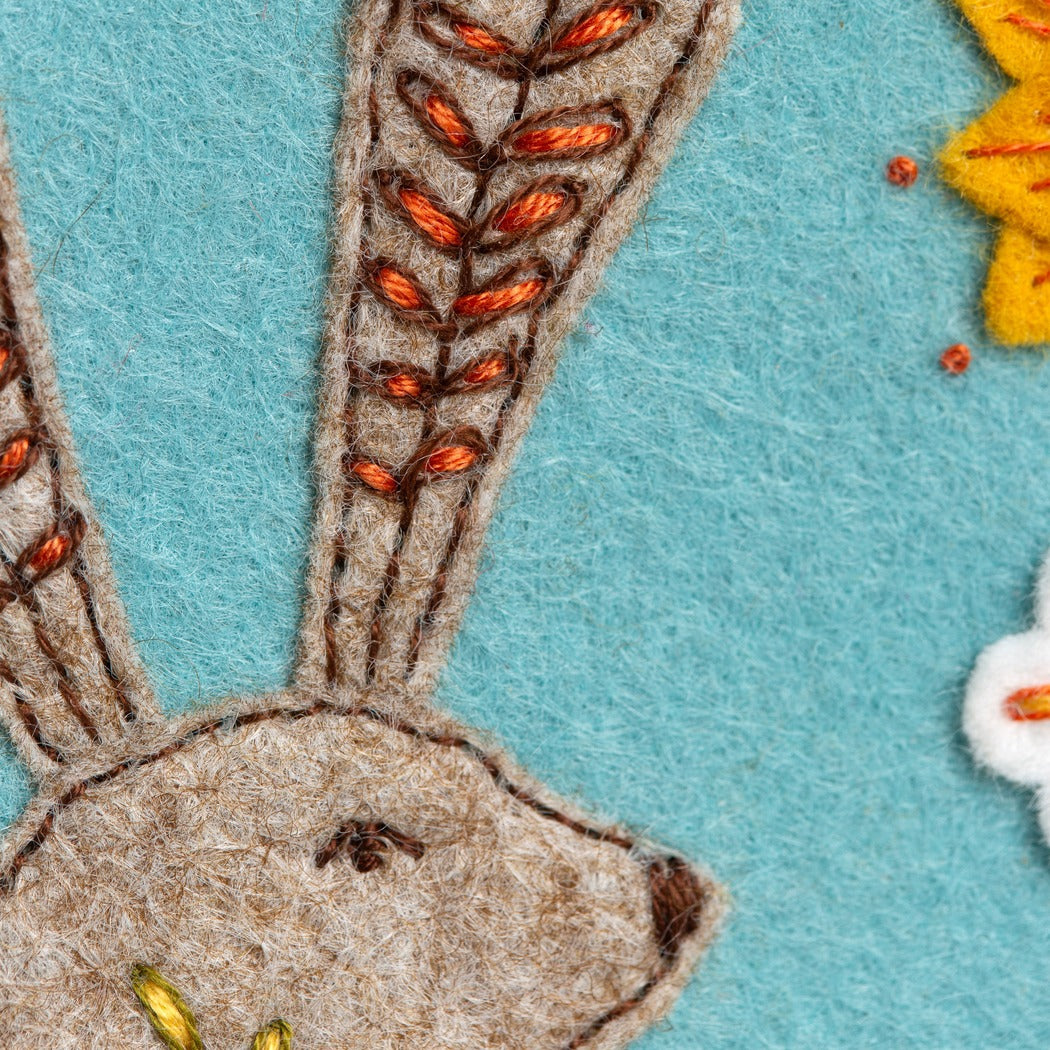 Corinne Lapierre Wild Hare Appliqué Hoop Craft Kit