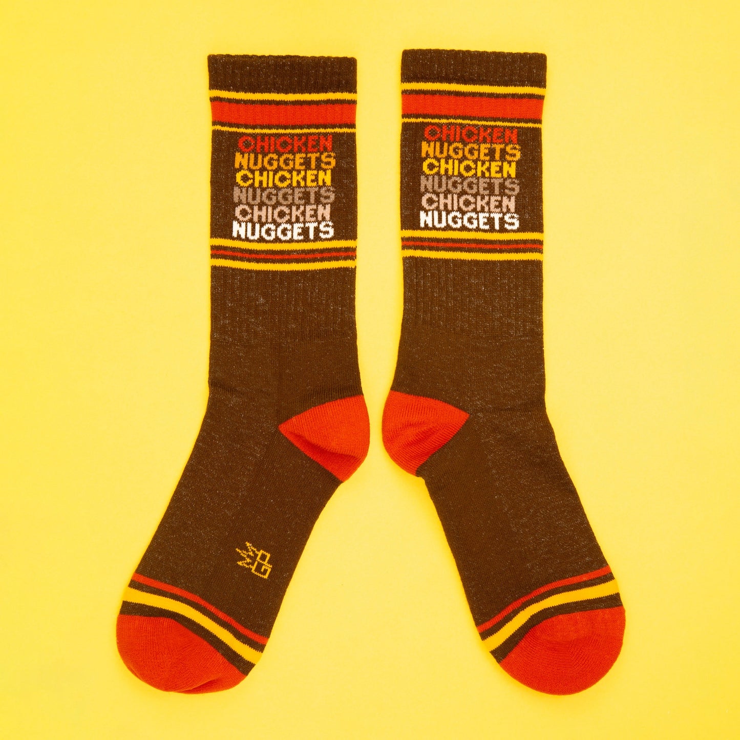 Gumball Poodle - Chicken Nuggets Gym Crew Socks