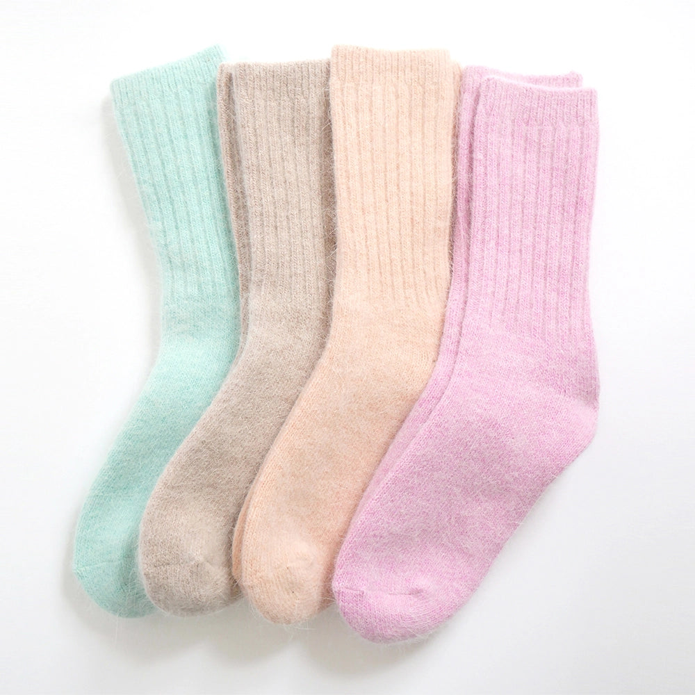ELMNTL - Super Soft Wool Socks - Pink