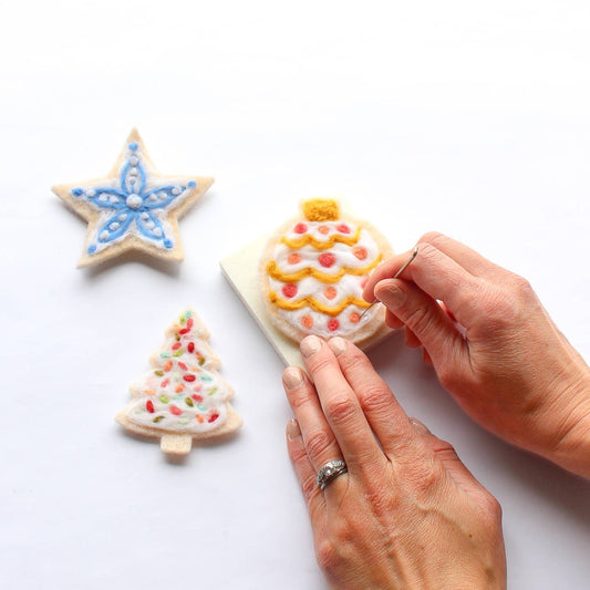 Sugar Cookie Felting Craft Kit