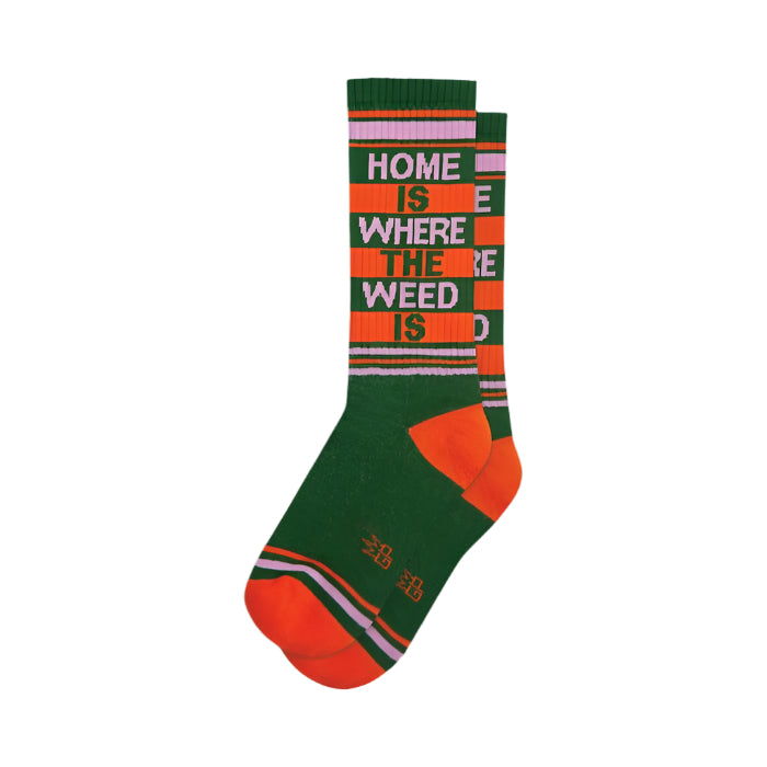 Gumball Poodle - Home Is Where the Weed Is Gym Crew Socks