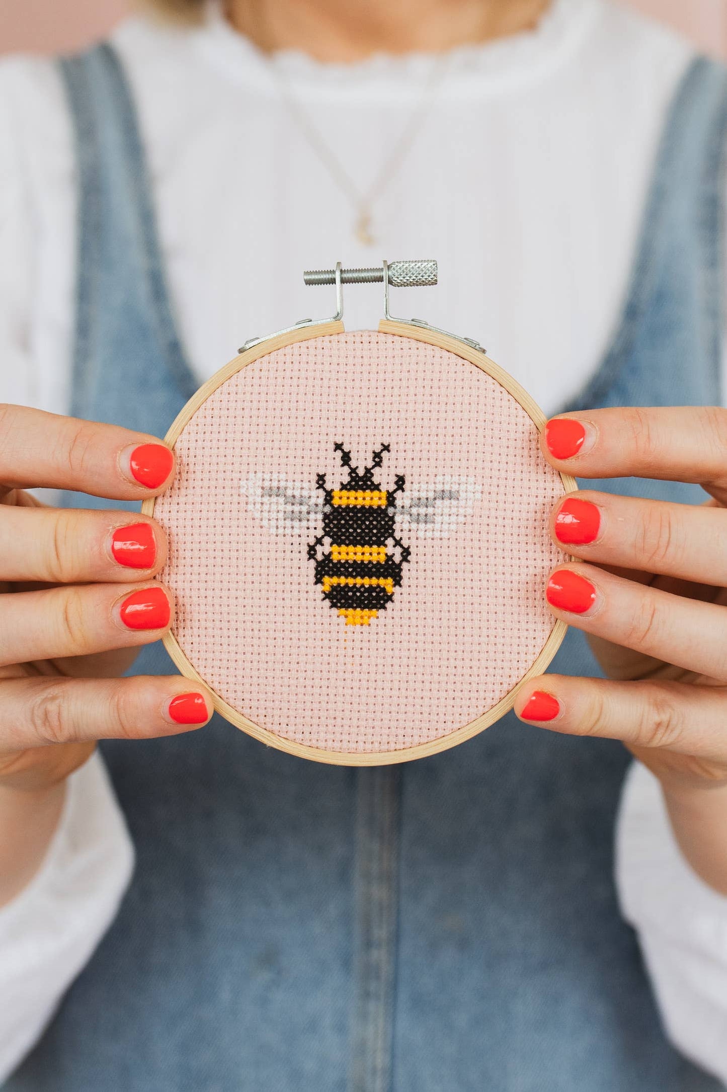 Cotton Clara Bumble Bee Cross Stitch Kit