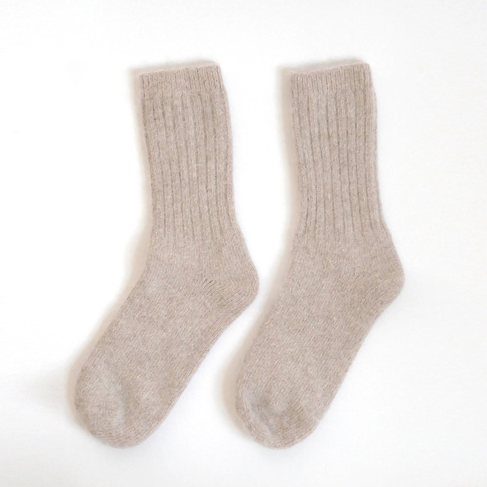 ELMNTL - Super Soft Wool Socks - Beige