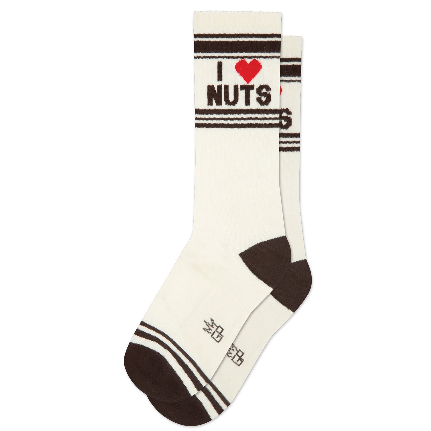 Gumball Poodle - I ❤️ Nuts Gym Crew Socks