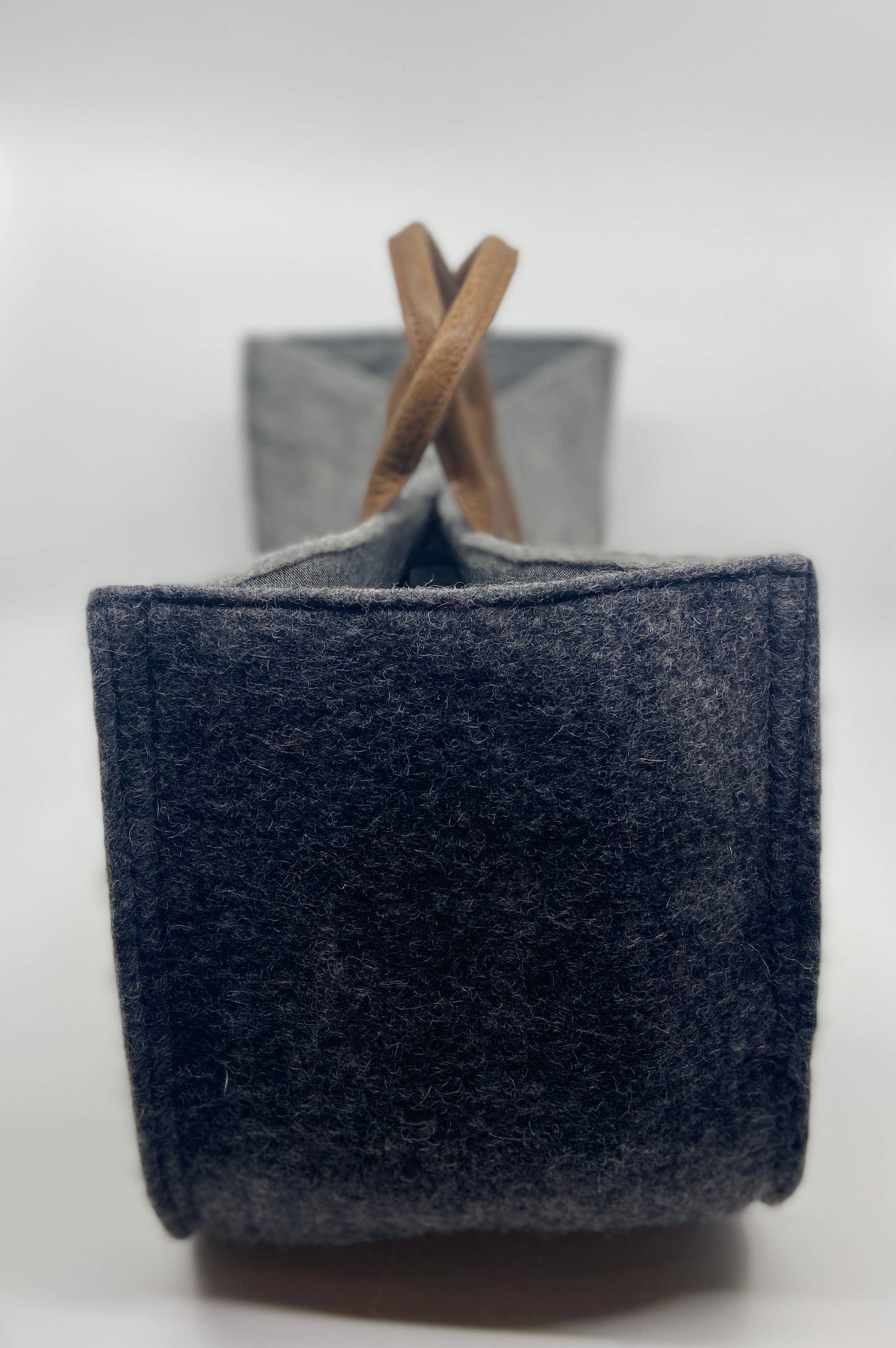 The Grab-&-Go Carry All | Felt Wool Tote Bag | Marigold