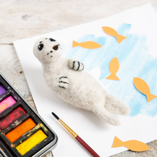 Seal Pup - Mini Needle Felting Craft Kit