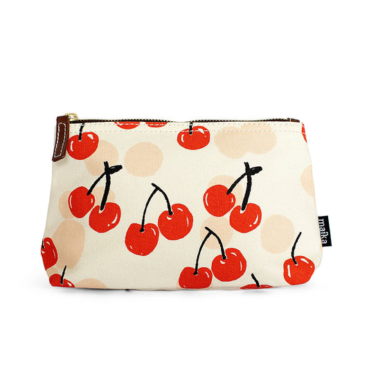 Maika Pouch - Cherries - Medium