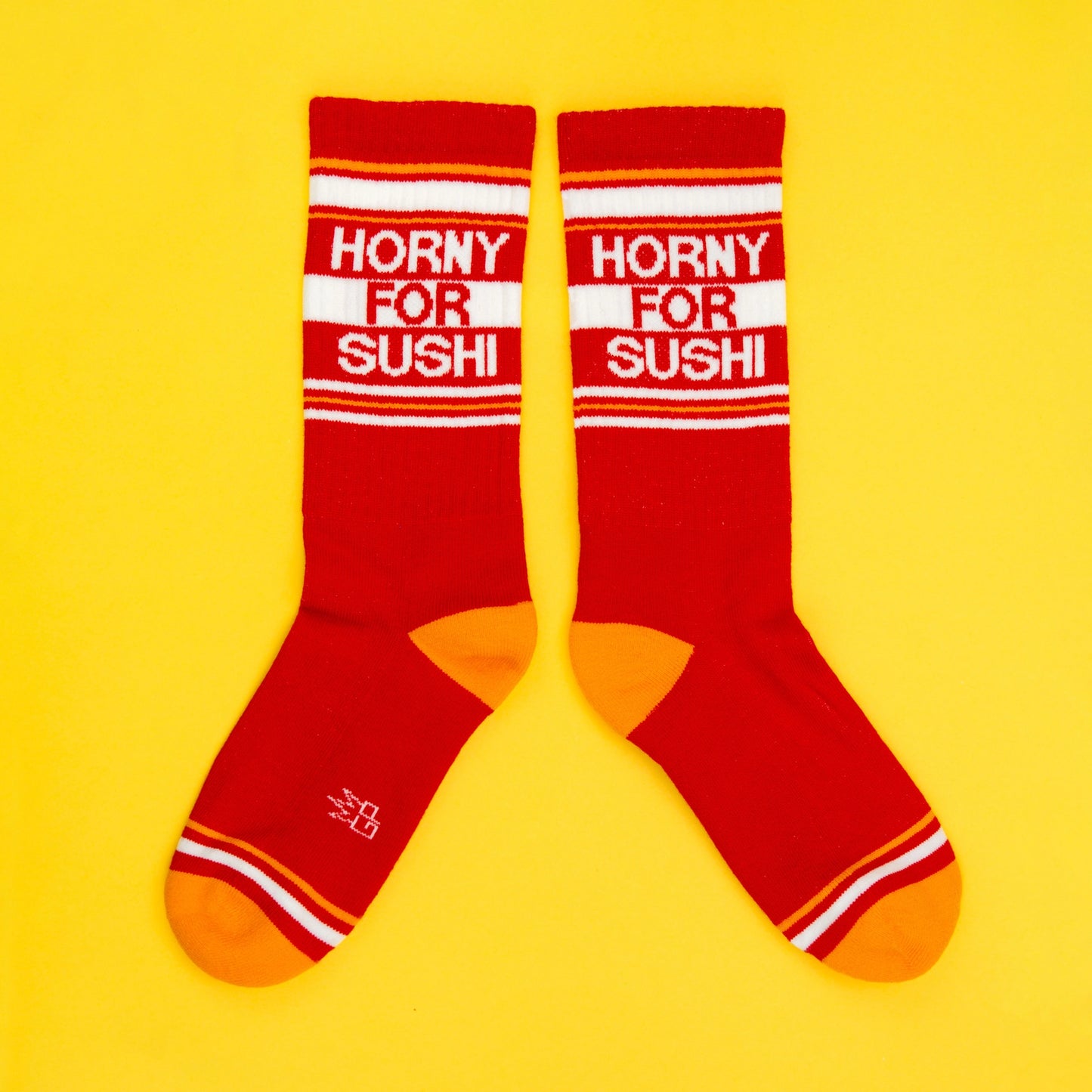 Gumball Poodle - Horny For Sushi Gym Crew Socks