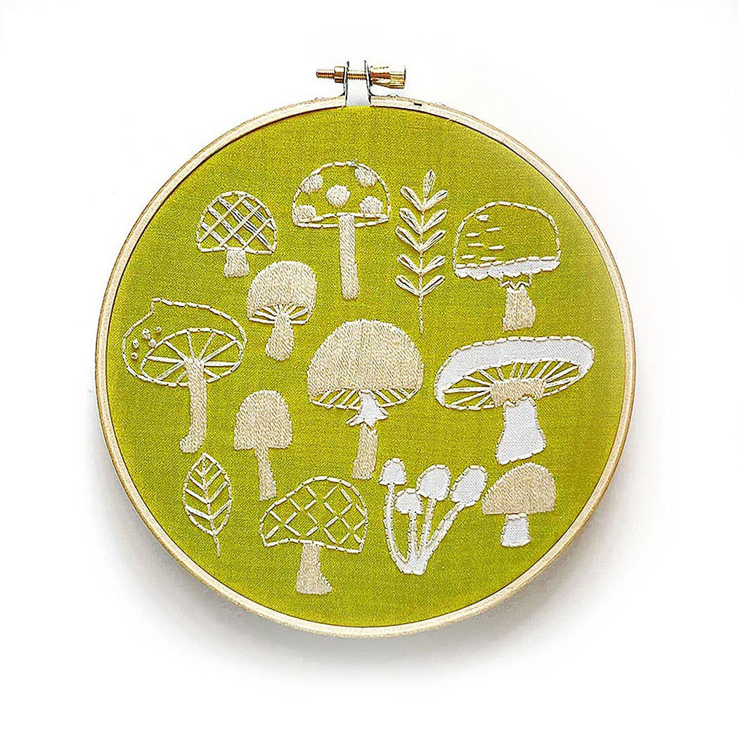 Rikrack Mushrooms Embroidery Kit
