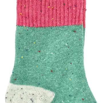 Rainbow Unicorn Birthday Surprise - Cami Socks - Pink/Teal/Grey