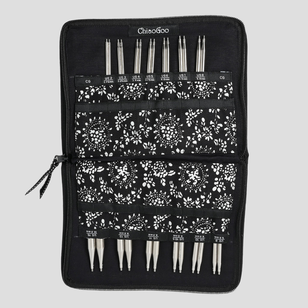 ChiaoGoo Twist Red Lace Complete Interchangeable Needle Set 5"