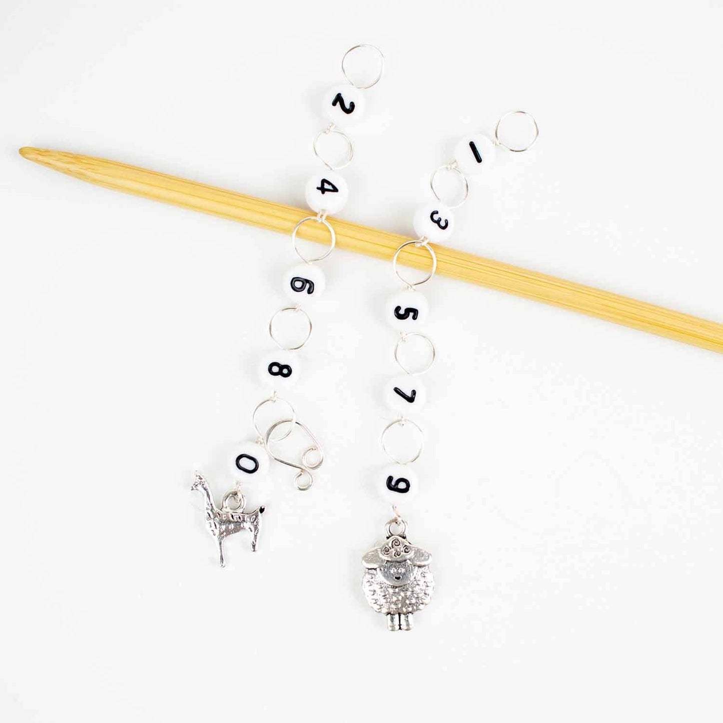 Twice Sheared Sheep Sheep & Llama Odd / Even Knitting Row Counter Set