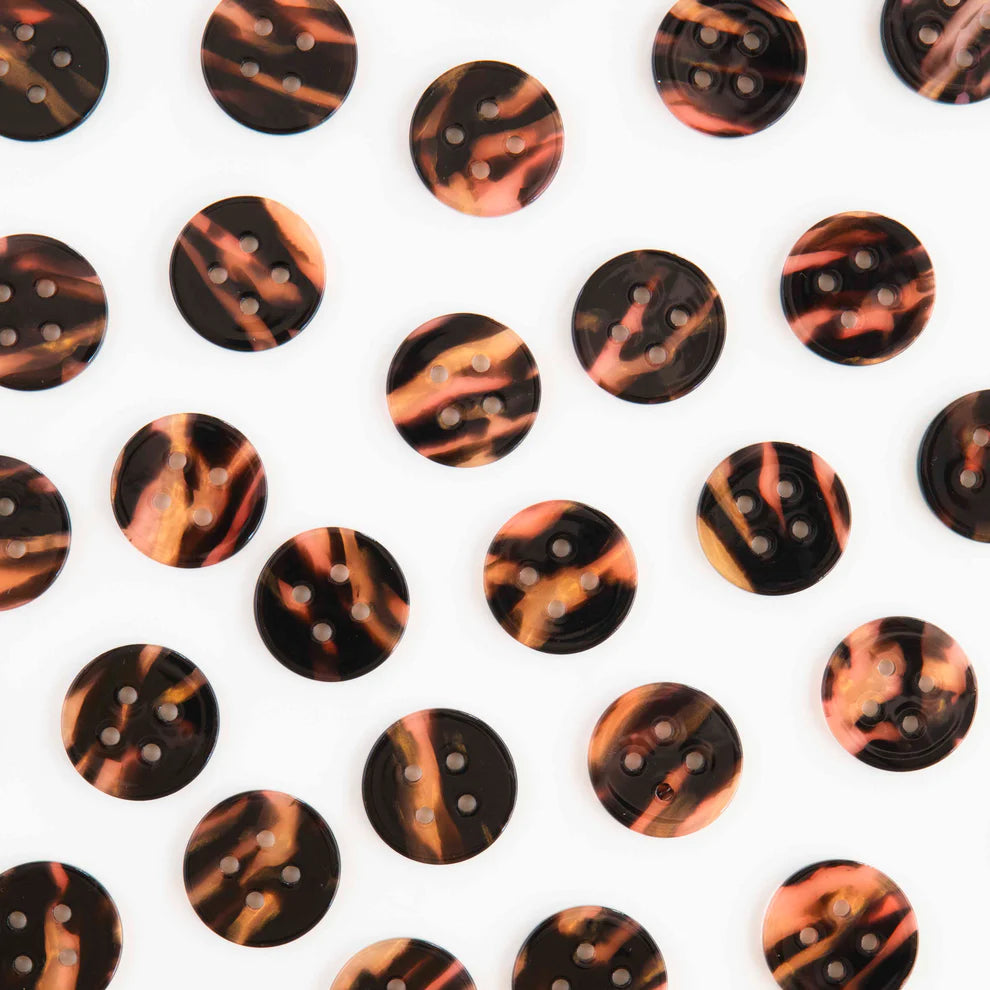 Sarah Hearts Tortoise Shell Buttons