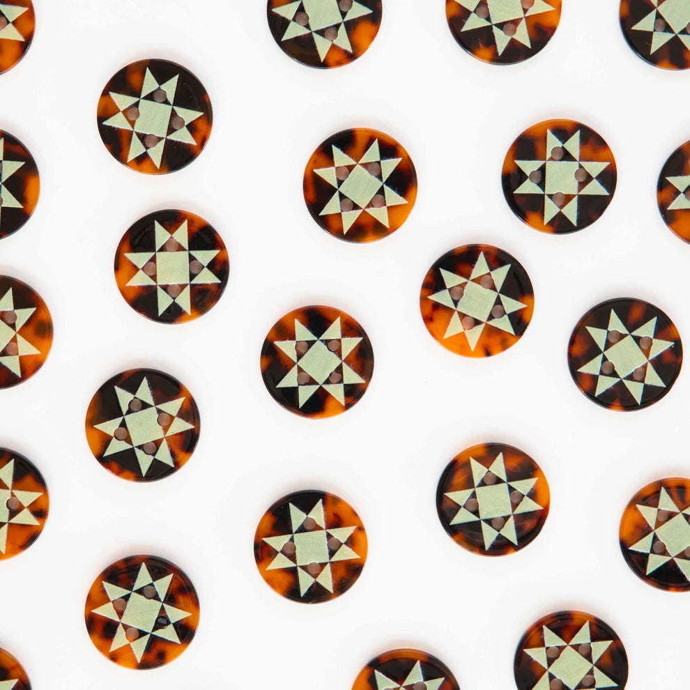 Sarah Hearts Quilt Star Buttons