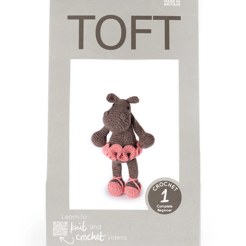 Toft Crochet Kit- Ballerina Hippo
