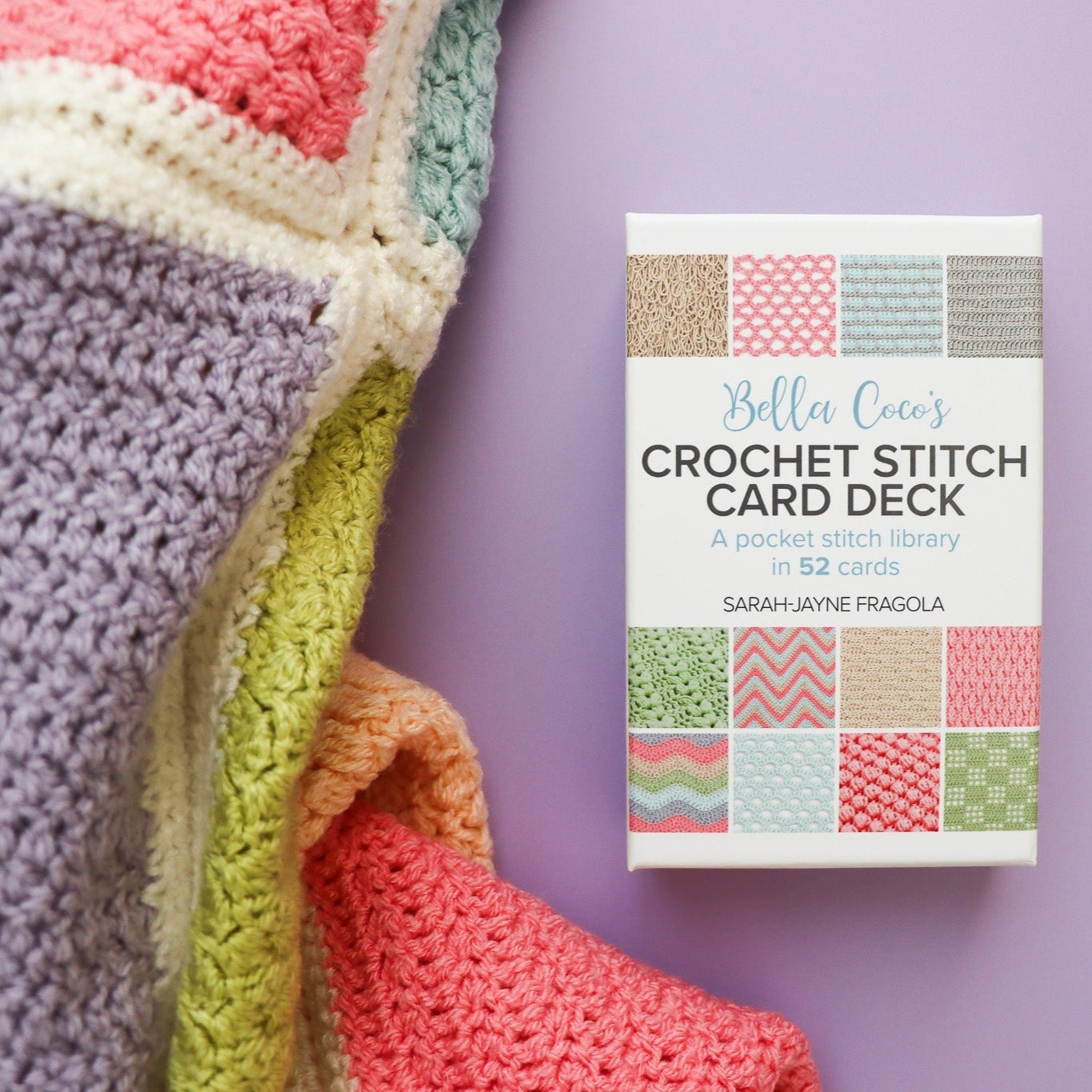 Bella Coco's Crochet Stitch Card Deck: A Pocket Stitch Library in 52 Cards