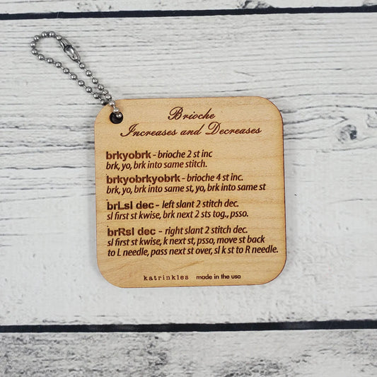 Katrinkles Mini Brioche Increase & Decrease Tool