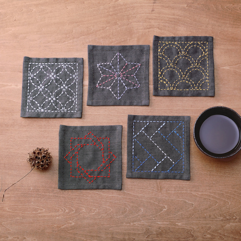 Sashiko Coaster Collection