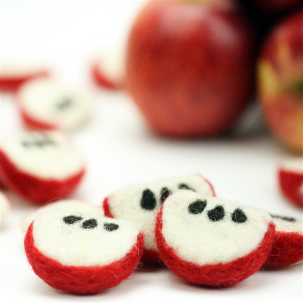 Felt Apple Slices