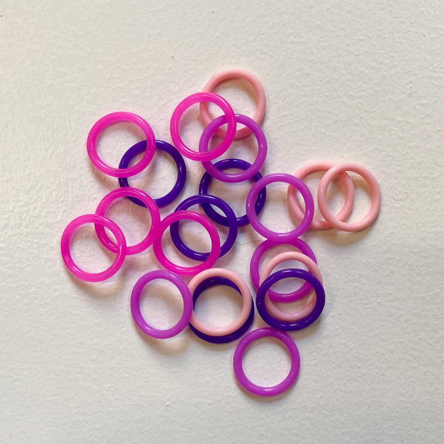 Fox & Pine Pink & Purple Silicone Stitch Markers