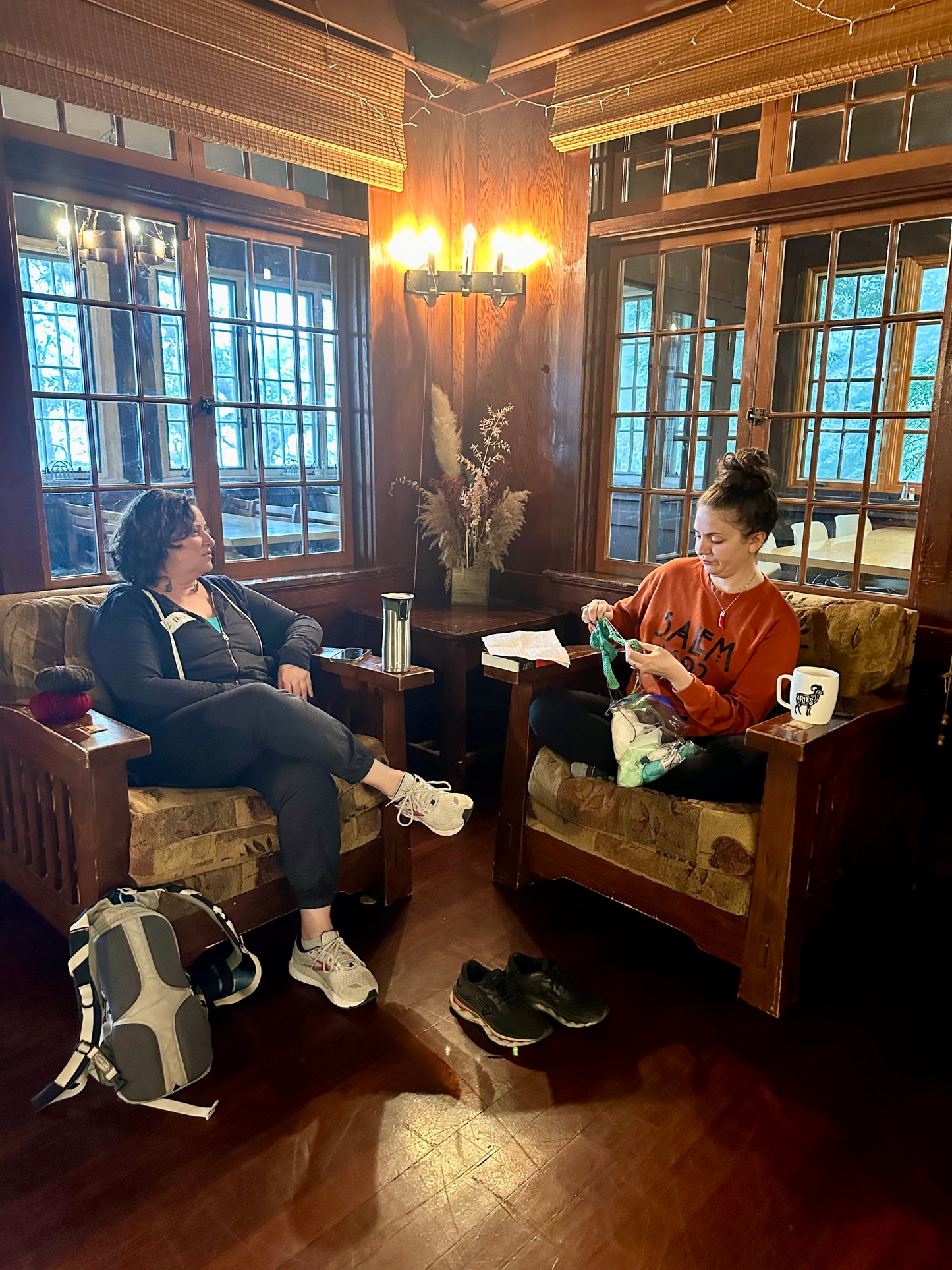 A Knitting Retreat in the Redwoods