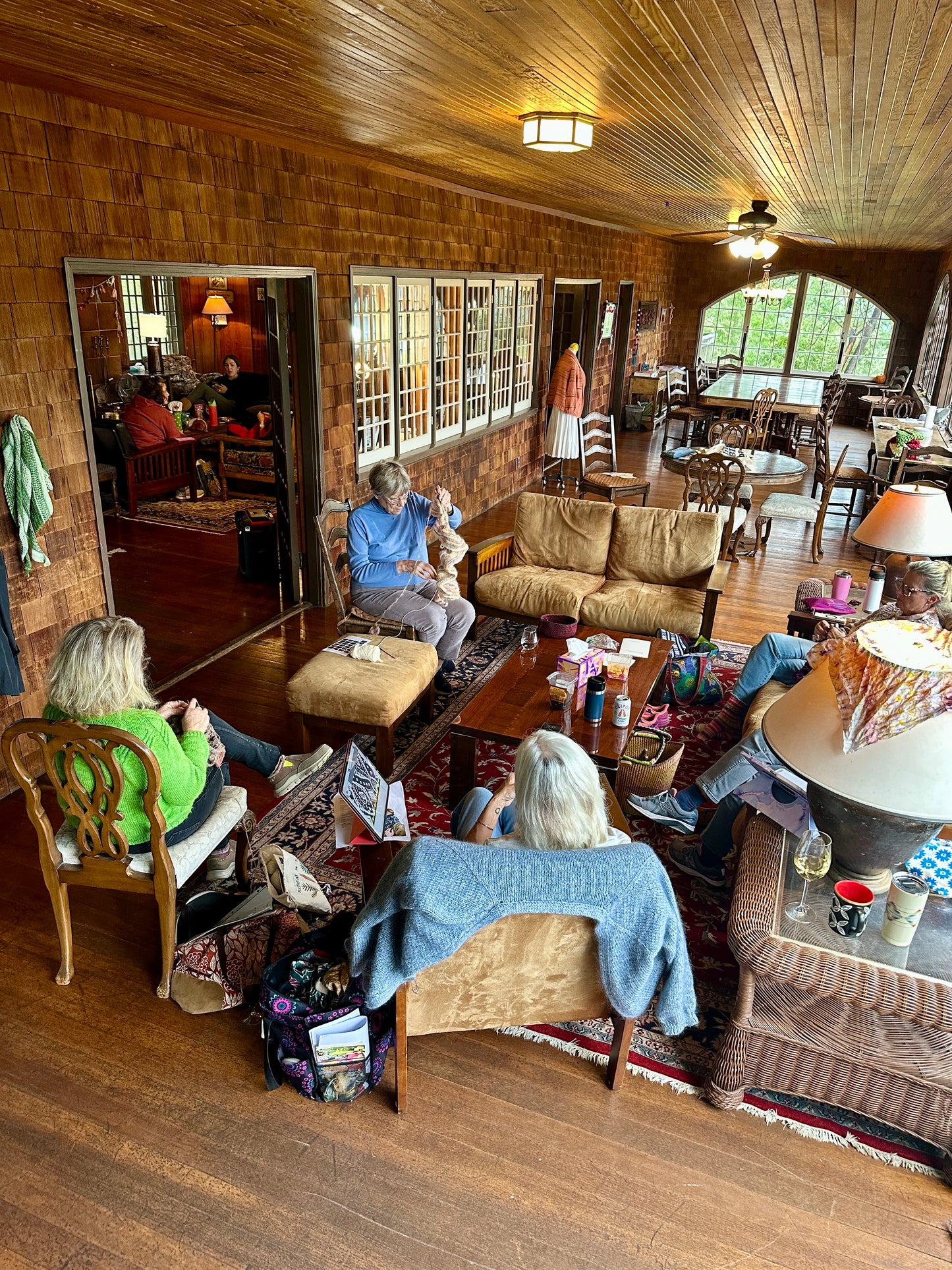A Knitting Retreat in the Redwoods