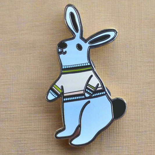 2025 Yarn Hop Bunny Pin