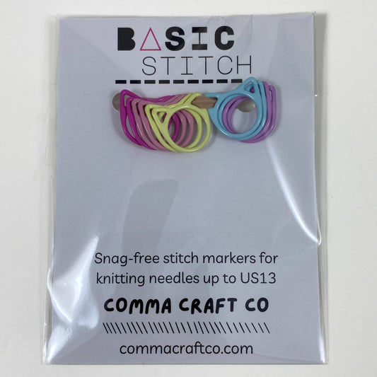 Comma Craft Co Basic Stitch Snag-Free Stitch Markers - Cats
