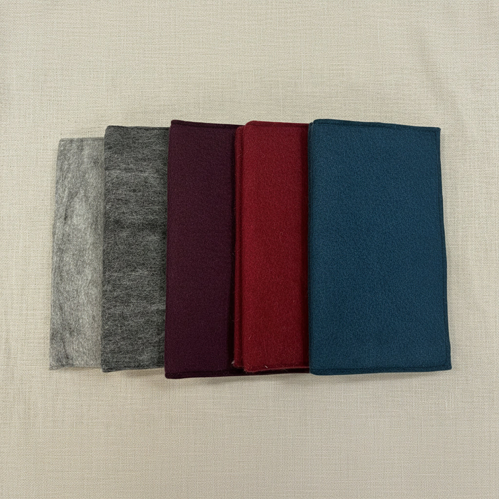 100% Wool Felt Knit/Crochet Needle Case