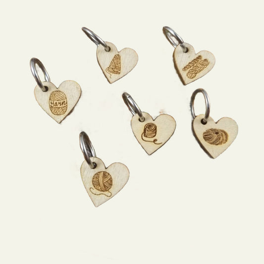 Katrinkles Yarn Love Stitch Marker Set (ring style)