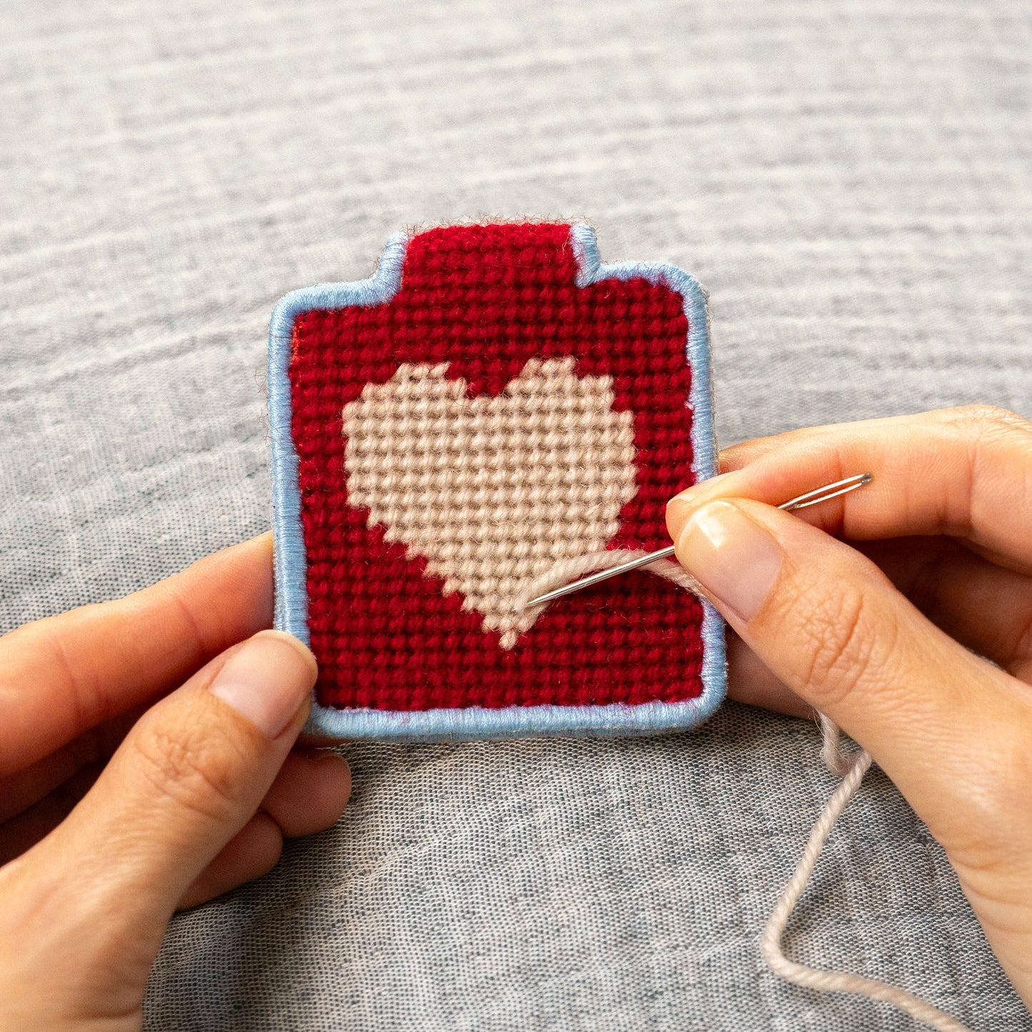 Lucky Feather Needlepoint Keychain Kits