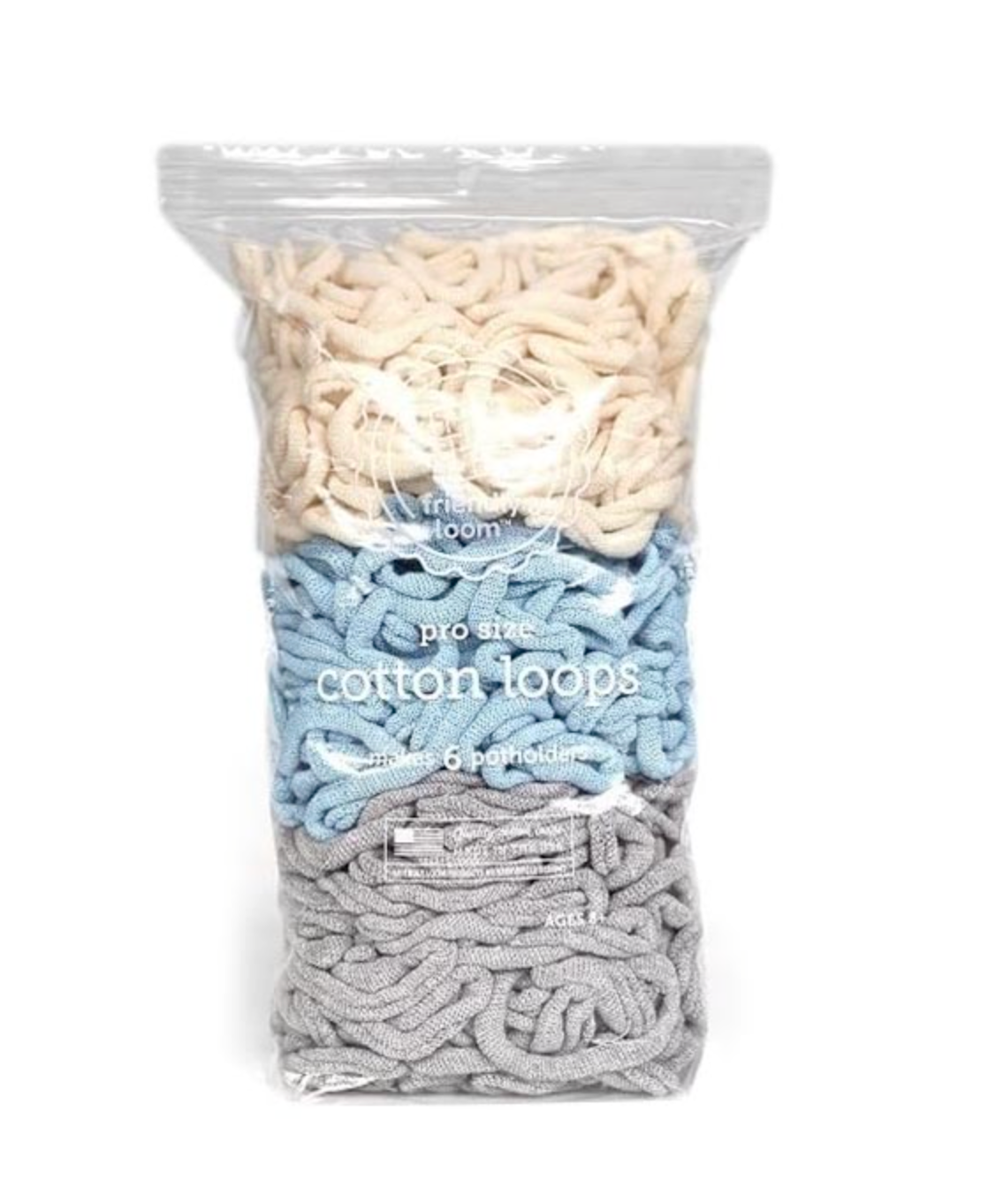 Potholder "Lotta" Loops- 6" (traditional size)