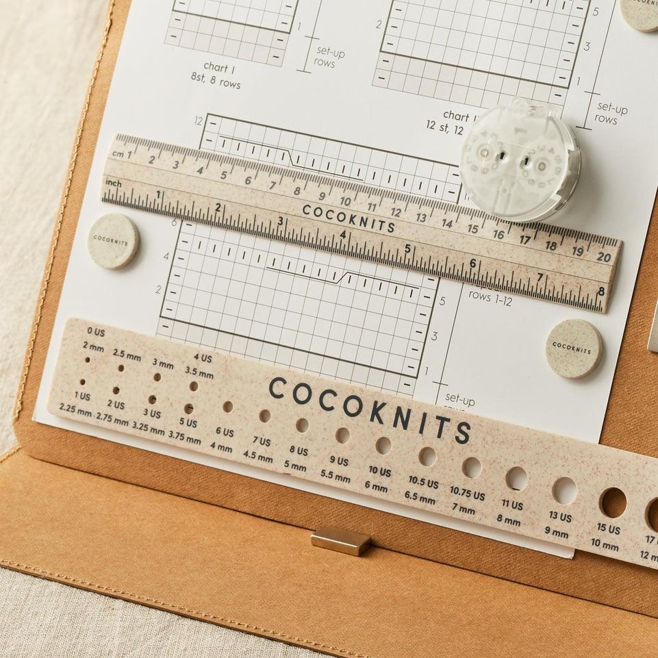 Yarn Counter Ruler Cocoknits Ruler & Gauge Set – Cast Away Yarn Shop