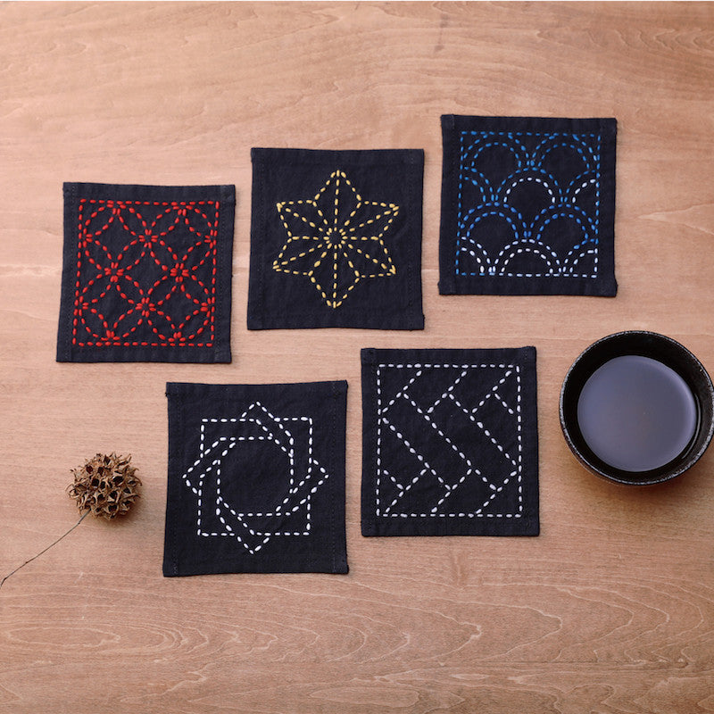 Sashiko Coaster Collection