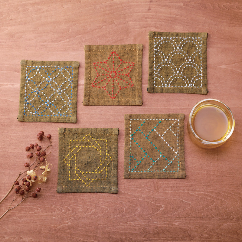 Sashiko Coaster Collection