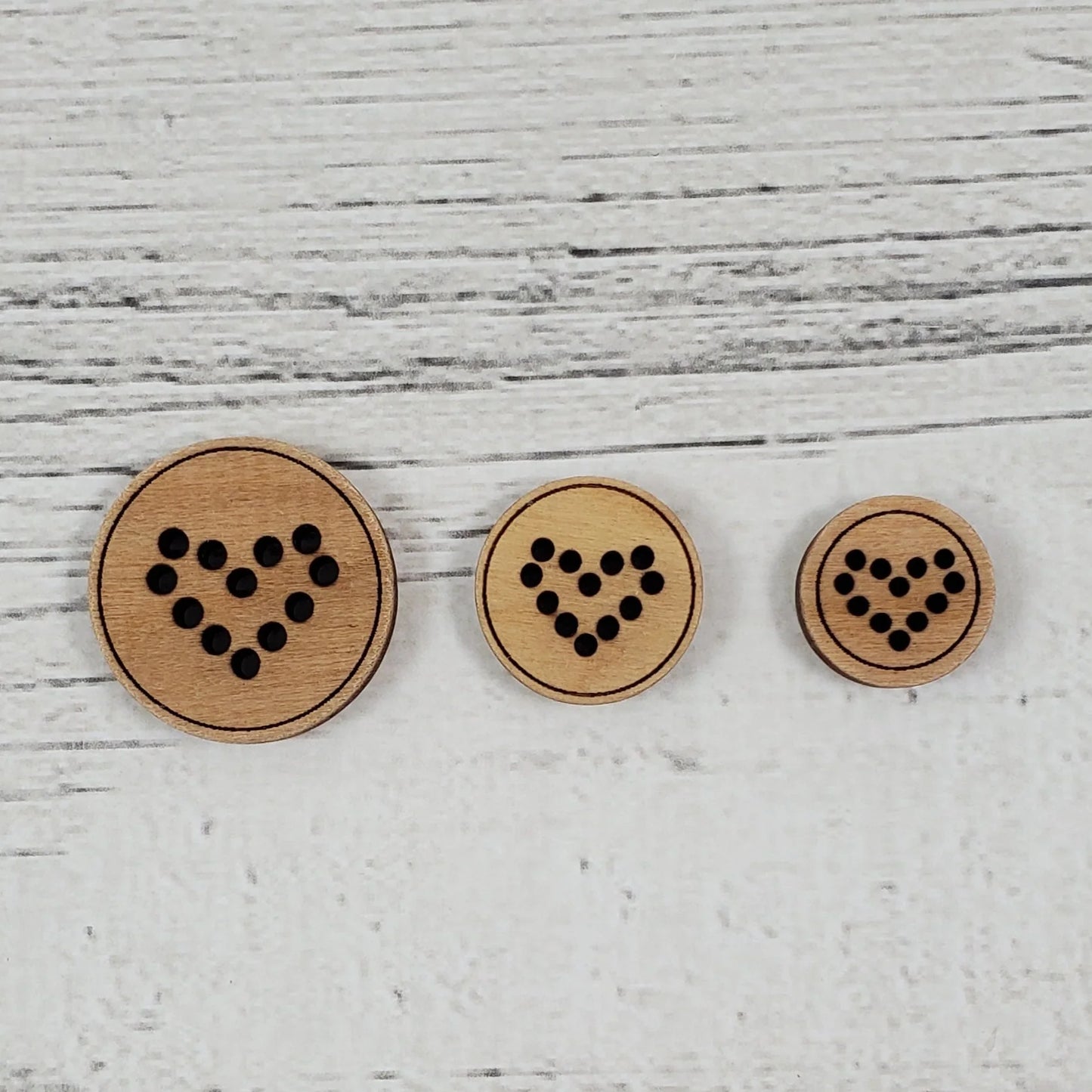 Katrinkles Stitchable Heart Buttons