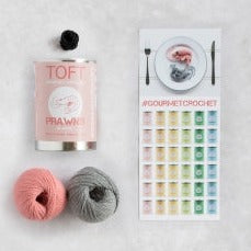 Toft Crochet kit-in-a-can: Prawns