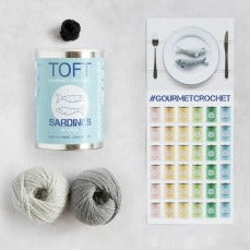 Toft Crochet kit-in-a-can: Sardines