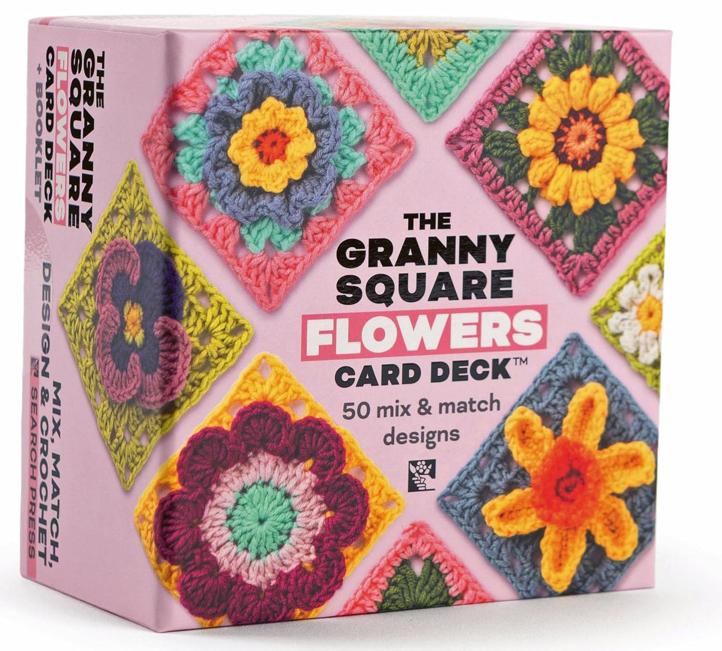 The Granny Square Flowers Card Deck: 50 Mix and Match Desgins