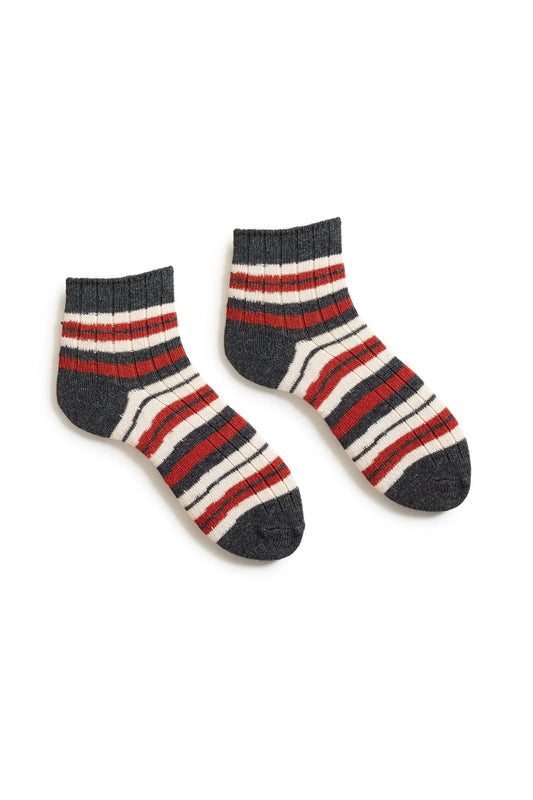 lisa b. - Striped Rib Shortie - Spice