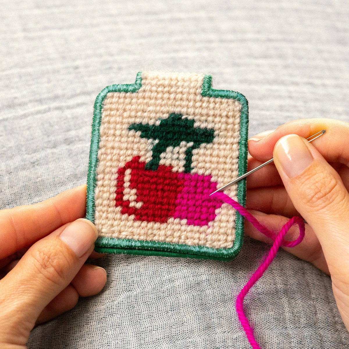 Needlepoint Keychain