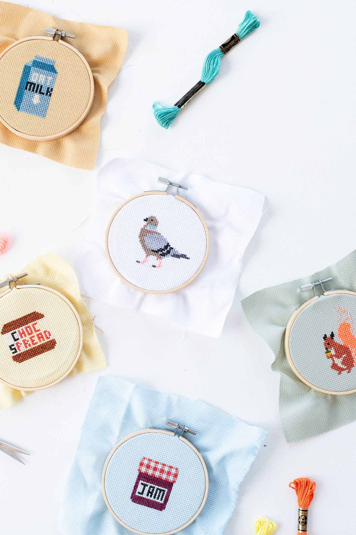 Cotton Clara Pigeon Cross Stitch Kit